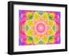 A Mandala Ornament from Flowers, Photograph, Many Layer Artwork-Alaya Gadeh-Framed Photographic Print