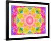 A Mandala Ornament from Flowers, Photograph, Many Layer Artwork-Alaya Gadeh-Framed Photographic Print