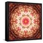 A Mandala Ornament from Flowers, Photography, Layer Artwork-Alaya Gadeh-Framed Stretched Canvas