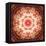 A Mandala Ornament from Flowers, Photography, Layer Artwork-Alaya Gadeh-Framed Stretched Canvas