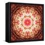 A Mandala Ornament from Flowers, Photography, Layer Artwork-Alaya Gadeh-Framed Stretched Canvas