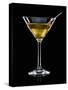 A Manhattan Dry with Olive-Walter Pfisterer-Stretched Canvas