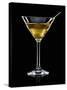 A Manhattan Dry with Olive-Walter Pfisterer-Stretched Canvas