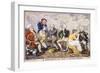 A Mansion House Treat - or Smoking Attitudes, London, 1800-James Gillray-Framed Giclee Print