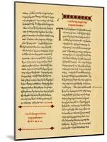 A Manuscript of Demosthenes Copied by Hand in the Tenth Century-null-Mounted Giclee Print