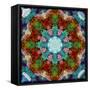 A Many Layered Flower Mandala-Alaya Gadeh-Framed Stretched Canvas