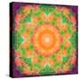 A Many Layered Flower Mandala-Alaya Gadeh-Stretched Canvas