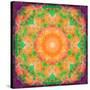 A Many Layered Flower Mandala-Alaya Gadeh-Stretched Canvas