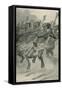 A Maori War-Dance-Stanley L. Wood-Framed Stretched Canvas