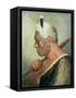 A Maori Warrior-Charles Frederick Goldie-Framed Stretched Canvas