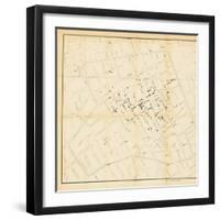 A Map from 'On the Mode of Communication of Cholera', 1855-John Snow-Framed Giclee Print