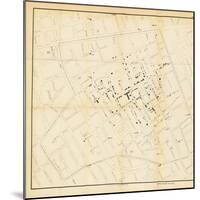 A Map from 'On the Mode of Communication of Cholera', 1855-John Snow-Mounted Giclee Print