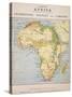 A Map of Africa to Illustrate the Travels of David Livingstone-null-Stretched Canvas