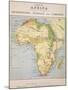 A Map of Africa to Illustrate the Travels of David Livingstone-null-Mounted Giclee Print