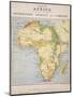 A Map of Africa to Illustrate the Travels of David Livingstone-null-Mounted Premium Giclee Print