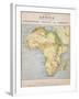 A Map of Africa to Illustrate the Travels of David Livingstone-null-Framed Giclee Print