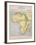 A Map of Africa to Illustrate the Travels of David Livingstone-null-Framed Giclee Print