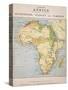 A Map of Africa to Illustrate the Travels of David Livingstone-null-Stretched Canvas