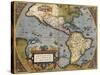 A Map of America, 1612-Abraham Ortelius-Stretched Canvas