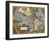 A Map of America, 1612-Abraham Ortelius-Framed Giclee Print