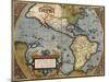 A Map of America, 1612-Abraham Ortelius-Mounted Giclee Print