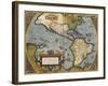 A Map of America, 1612-Abraham Ortelius-Framed Giclee Print