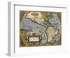 A Map of America, 1612-Abraham Ortelius-Framed Giclee Print