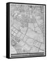 A Map of Bermondsey, London, 1746-John Rocque-Framed Stretched Canvas