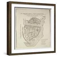 A Map of Constantinople in 1422-Cristoforo Buondelmonti-Framed Giclee Print