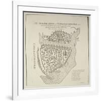 A Map of Constantinople in 1422-Cristoforo Buondelmonti-Framed Giclee Print