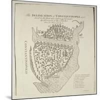 A Map of Constantinople in 1422-Cristoforo Buondelmonti-Mounted Giclee Print