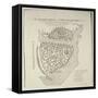 A Map of Constantinople in 1422-Cristoforo Buondelmonti-Framed Stretched Canvas