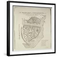 A Map of Constantinople in 1422-Cristoforo Buondelmonti-Framed Giclee Print