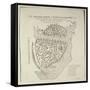 A Map of Constantinople in 1422-Cristoforo Buondelmonti-Framed Stretched Canvas