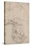 A Map of Fulham, London, 1813-null-Stretched Canvas