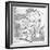 A Map of Gaul During the Time of Augustus, 1848, (1882-188)-MacCarthy-Framed Giclee Print