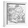 A Map of Gaul During the Time of Augustus, 1848, (1882-188)-MacCarthy-Framed Giclee Print