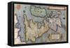 A Map of Great Britain, 1587-Abraham Ortelius-Framed Stretched Canvas