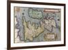 A Map of Great Britain, 1587-Abraham Ortelius-Framed Giclee Print
