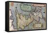 A Map of Great Britain, 1587-Abraham Ortelius-Framed Stretched Canvas