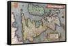 A Map of Great Britain, 1587-Abraham Ortelius-Framed Stretched Canvas