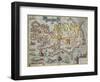 A Map Of Iceland-Abraham Ortelius-Framed Giclee Print