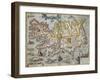 A Map Of Iceland-Abraham Ortelius-Framed Giclee Print