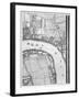 A Map of Limehouse and Rotherhithe, London, 1746-John Rocque-Framed Giclee Print