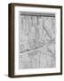 A Map of Mile End, London, 1746-John Rocque-Framed Giclee Print