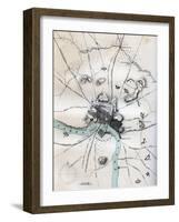 A Map of Richmond and its Vicinity Showing All Batteries, 1862-1867-W Kemble-Framed Giclee Print