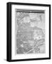 A Map of Shoreditch and Whitechapel, London, 1746-John Rocque-Framed Giclee Print