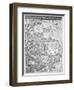 A Map of Shoreditch and Whitechapel, London, 1746-John Rocque-Framed Giclee Print