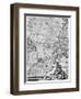 A Map of St George's Fields and Newington Butts, London, 1746-John Rocque-Framed Giclee Print