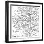 A Map of Stratford-Upon-Avon and its Surrounding Areas, 1610-Edward Hull-Framed Giclee Print